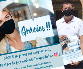 Castelló lanza la campaña ´´Gràcies!!´´ para dinamizar el comercio local en verano en todos sus distritos