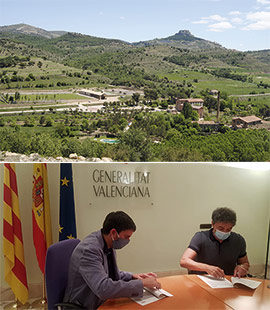 Turismo Comunidad Valenciana y Ayuntamiento de Morella firman el convenio de mantenimiento de la Fábrica Giner