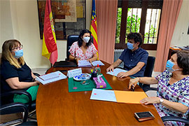 Diputación aborda con la Generalitat los detalles del nuevo curso en Penyeta Roja y destaca las medidas contra la Covid-19