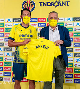 Presentación de Dani Parejo con el Villarreal CF