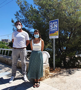 Oropesa del Mar habilita una segunda playa sin humo en la cala Orpesa la Vella