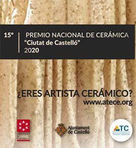 El plazo para participar en el Premio Nacional de Cerámica Ciutat de Castelló finaliza el 15 de septiembre