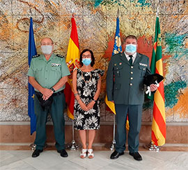 El Jefe de Operaciones de la Guardia Civil de Castelló, Antonio del Fresno Marín pasa a la situación de reserva