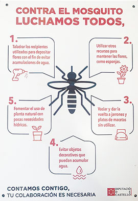 La Diputación intensifica la lucha contra los mosquitos en humedales por las previsibles lluvias del mes de septiembre