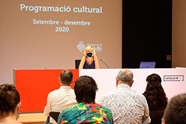 Presentación de la programación cultural municipal de Castelló para los meses de septiembre a diciembre