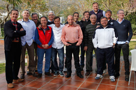 Enfrentamiento amistoso de pádel entre el Club de Tenis Castellón y Torre Bellver.