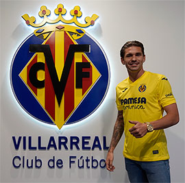 Nuevo refuerzo del Villarreal B, Adrián de la Fuente