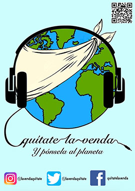 Alumnado de Medicina de la UJI advierte sobre la emergencia climática y sus efectos sobre la salud de las personas en la campaña «Quítate la venda»