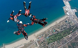 XLI Campeonato de España Open de paracaidismo deportivo en el Aeroclub de Castellón
