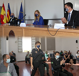 Marco alaba el ´esfuerzo y dedicación´ de la Policía Local en un año marcado por la covid-19