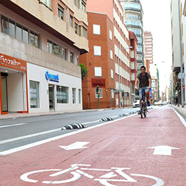 Castelló alcanzará los 100 kilómetros de carril bici con los nuevos tramos en Castell Vell y Pascual Asensio