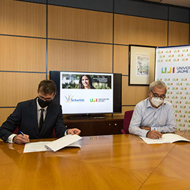 La empresa Scharlab se suma a la campaña #SomUJIcontraCOVID