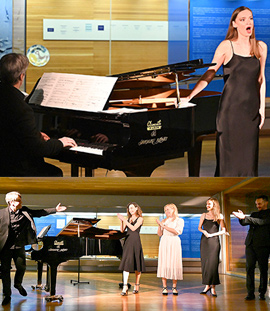 Recital de voz y piano Les Arts al Belles Arts de Castelló