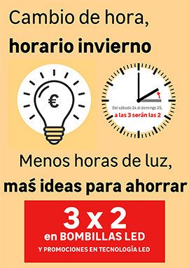 Aprovecha la luz con el cambio de hora en Leroy Merlin