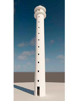 Gimecons comienza las obras de construcción del nuevo faro de PortCastelló