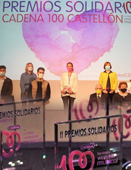 Cadena 100 Castellón entrega sus segundos Premios Solidarios