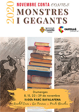 Monstres i Gegants, ciclo de cuentacuentos en el parque Rafalafena de Castellón