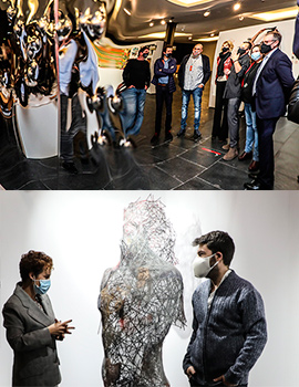 Inauguración de la VII Edición de Marte, Feria de arte contemporáneo de Castellón