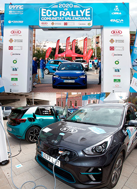 La séptima edición del Eco Rallye de la Comunitat Valenciana ha afrontado hoy su primera jornada