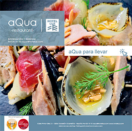 Menú para llevar del Restaurante aQua