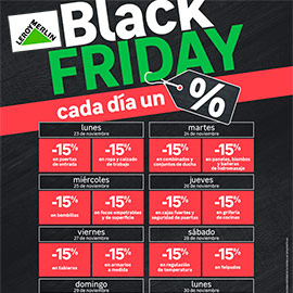 Leroy Merlín adelanta los mejores precios en Black Friday