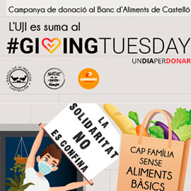 La UJI se suma al movimiento global #GivingTuesday