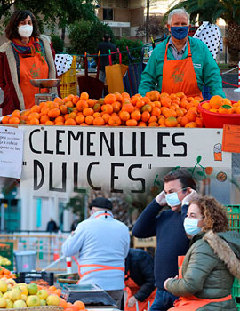 Comienza la tradicional Fira de la Taronja de los domingos con el lema ´´cuidem l´agricultura´´