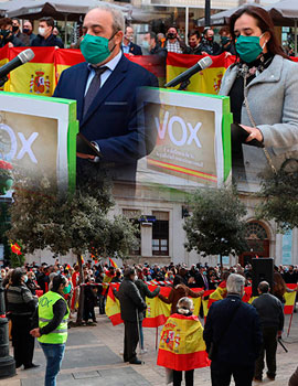 Acto de VOX en Castellón con motivo del aniversario de la Constitución