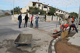 Benicàssim trabaja en la zona sur para dar solución a puntos conflictivos en épocas de lluvia