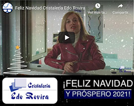 El equipo de Cristalería Edo Rovira felicita personalmente la Navidad con un vídeo