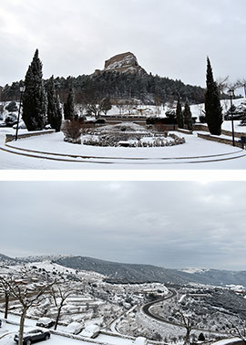 Morella pide precaución frente a la nevada