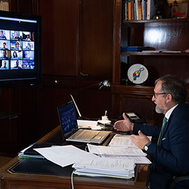 La Diputación de Castellón amplía a tres los días de teletrabajo para los empleados públicos y cierra el Espai Cultural Obert de Les Aules