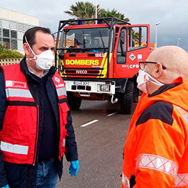 La Diputación de Castellón pide a la población que mañana viernes extreme las precauciones ante las rachas de viento de 100 Km/h que ocasionará la borrasca Hortense