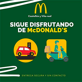 Sigue disfrutando de McDonald´s Castellón y Vila-real