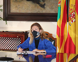 La alcaldesa de Castelló pide colaboración a la ciudadanía para frenar la covid y cumplir con el cierre perimetral