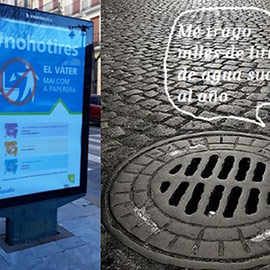 No ho tires, campaña para concienciar a la ciudadanía de Oropesa sobre los hábitos para el buen uso del saneamiento urbano