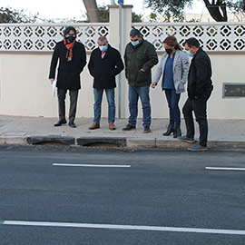 Benicàssim recepciona las obras que dan solución a puntos conflictivos en épocas de lluvia