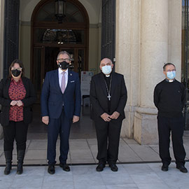 La Diputación y el Obispado de Tortosa avanzan en la recuperación del patrimonio eclesiástico del norte provincial