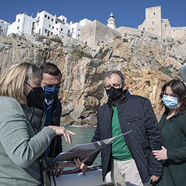 Redacción de un plan de acción para proteger los acantilados del castillo de Peñíscola