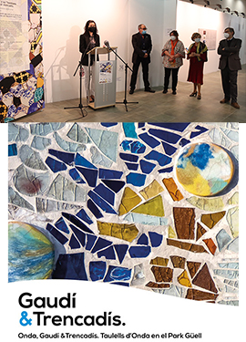 Inauguración de la exposición sobre el trencadís en la obra de Gaudí en El Museo del Azulejo de Onda