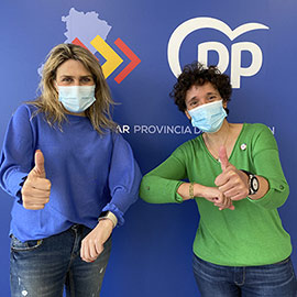 Marta Barrachina y Carmina Ballester,  precandidatas a presidir el Partido Popular de la provincia de Castellón