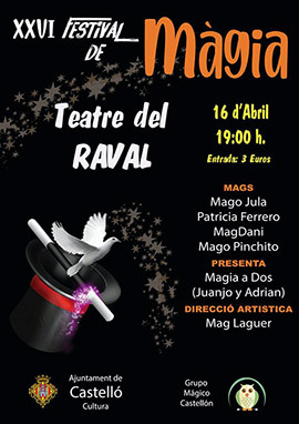 26ª edición del Festival de Magia de Castelló en el Teatre del Raval