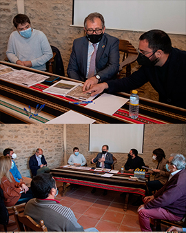 Reunión Diputación y  municipios de Els Ports  sobre la línea de Muy Alta Tensión (MAT) de Forestalia