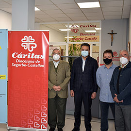 El C.C. Salera dona 5.000 kg de alimentos al comedor social de Cáritas Diocesana de Segorbe-Castellón
