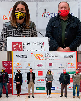Tania Baños presenta la BTT Gigante de Piedra 2021