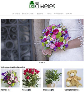 Floristerías Los Claveles lanza una tienda online