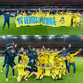 Victoria del Villarreal CF ante el Arsenal FC
