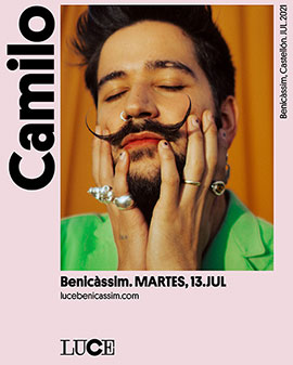 Camilo actuará en Luce Benicàssim