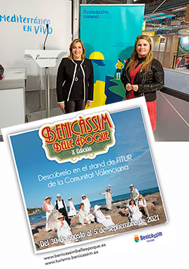 El Ayuntamiento de Benicàssim promociona en Fitur Diez años de Benicàssim Belle Époque