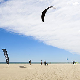 La Diputación respaldó la competición de kitesurf Fórmula Kites Spain en su paso por Castellón